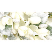 Blumenkranz Krokus 32cm Adventskranz Wanddeko Weihnachtsdeko Türkranz