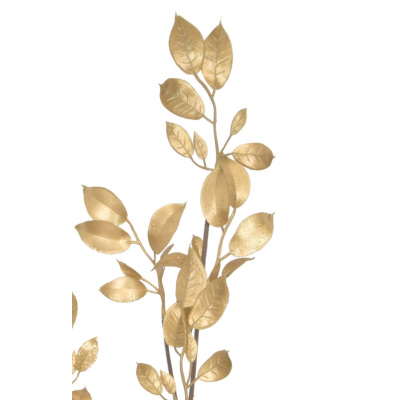 Apfelbaumzweig Gold 100cm Herbstdeko Weihnachtsdeko Blumenstrau&szlig;