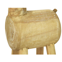 Holz Rentier Figur stehend 32cm