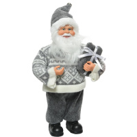 Weihnachtsmann Schlafanzug 30cm Weihnachtsfigur Weihnachtsdeko