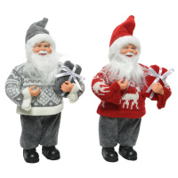 Weihnachtsmann Schlafanzug 30cm Weihnachtsfigur Weihnachtsdeko