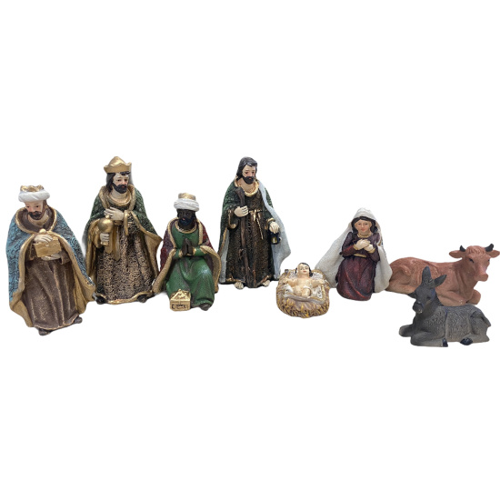 Krippenfiguren 12cm Krippe Weihnachtskrippe  Weihnachtsdeko