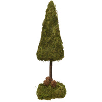 CHICCIE Tannenbaum Moos 28cm - Weihnachtsbaum Moosbaum Weihnachtsdeko Weihnacht