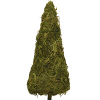 CHICCIE Tannenbaum Moos 28cm - Weihnachtsbaum Moosbaum Weihnachtsdeko Weihnacht