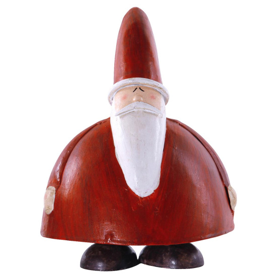 Weihnachtsmann Metall 52cm Dekofigur Weihnachtsdeko Figur Metallfigur