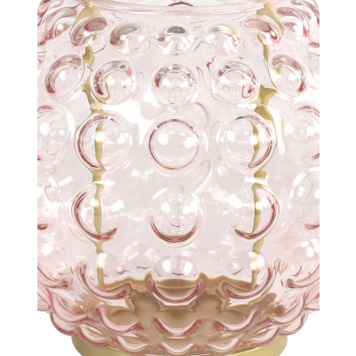 CHICCIE Teelichthalter mit Halter Rosa - Windlicht Kerzenst&auml;nder