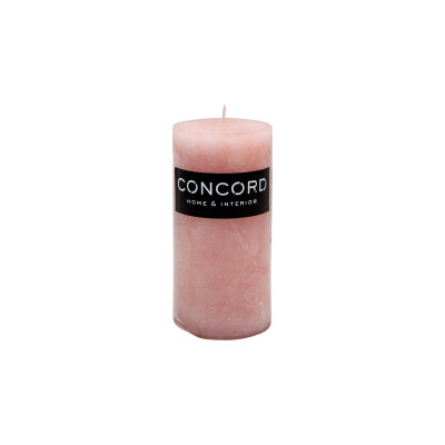 CHICCIE Stumpenkerze Rosa - Kerze Kerzen Lichter Beleuchtung