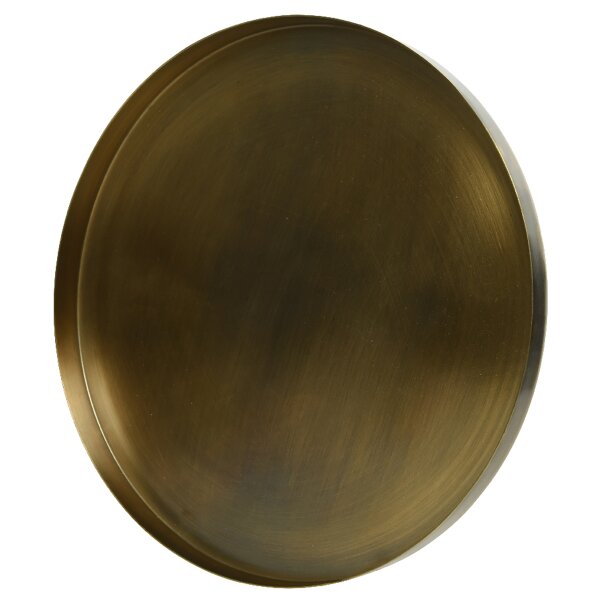 CHICCIE Teller Eisen Gold 25cm - Tablett Dekoration...