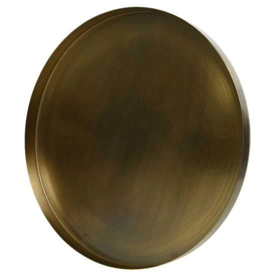 Teller Eisen Gold 25cm Tablett Dekoration Dekoteller Deko