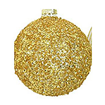 Weihnachtskugeln gold wei&szlig; 10x10x10cm Weihnachtsbaumschmuck