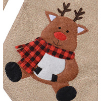 Weihnachtsstrumpf Polyester 25x46cm  Weihnachtsdeko