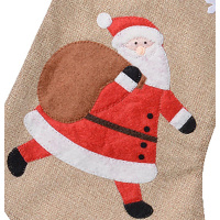 Weihnachtsstrumpf Polyester 25x46cm  Weihnachtsdeko