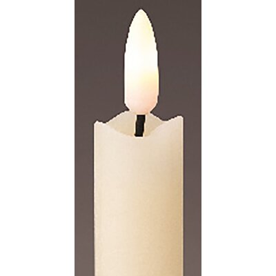 CHICCIE LED Kerze Echtwachs Wei&szlig; - LED Beleuchtung Dekoration
