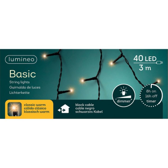 LED Lichterkette klassisch warm Weihnachtsbeleuchtung