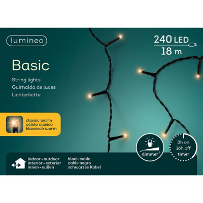 LED Lichterkette klassisch warm Weihnachtsbeleuchtung