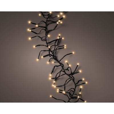 LED Clusterbeleuchtung warm wei&szlig; Weihnachtsbeleuchtung