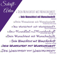Aufbewahrungsbox Sternzeichen Widder mit Name 40x30x23cm Weiß Holzbox
