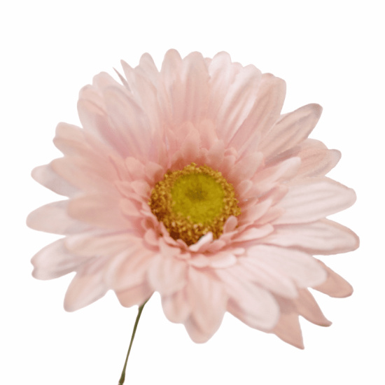 Knstliche Gerbera Blume hell rosa mit stiel 50cm lang Vasenblume