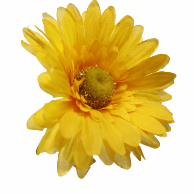 K&uuml;nstliche Gerbera Blume Gelb mit stiel 54cm lang...