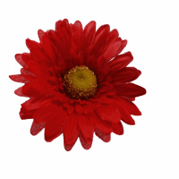 K&uuml;nstliche Gerbera Blume rot mit stiel 55cm lang Vasenblume