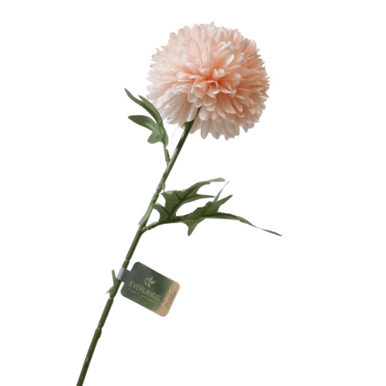 K&uuml;nstliche Blume rosa rund mit stil 60cm lang Vasenblume