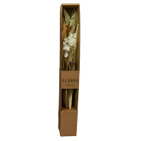 Trockenblumen Strau&szlig; Natur 4,5x4,5x37cm Fr&uuml;hlingsdekoration Boho