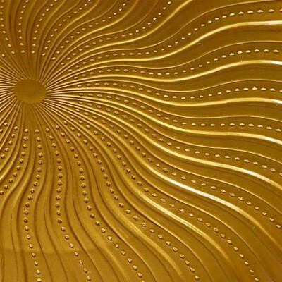Platzteller Kunststoff gold 33 cm Dekoteller Dekoration...