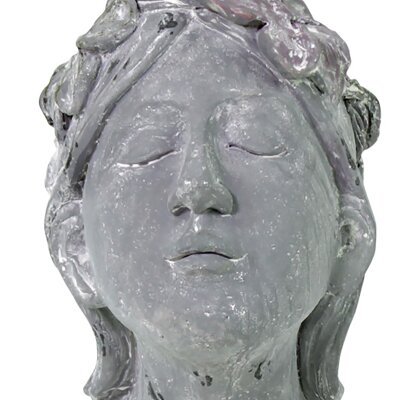 CHICCIE Skulptur M&auml;dchen mit Blumenkrone 40cm -...