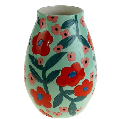 CHICCIE Vase verschiedene Farben 20x28cm - Blumenvase...