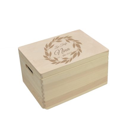 personalisierte Holzbox zur Taufe Erinnerungsbox...