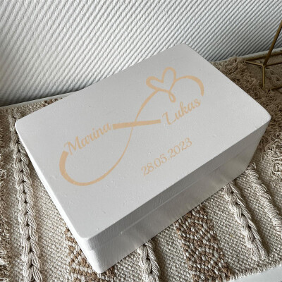 personalisierte Holzbox zur Hochzeit Hochzeitsgeschenk Geschenk Kiste