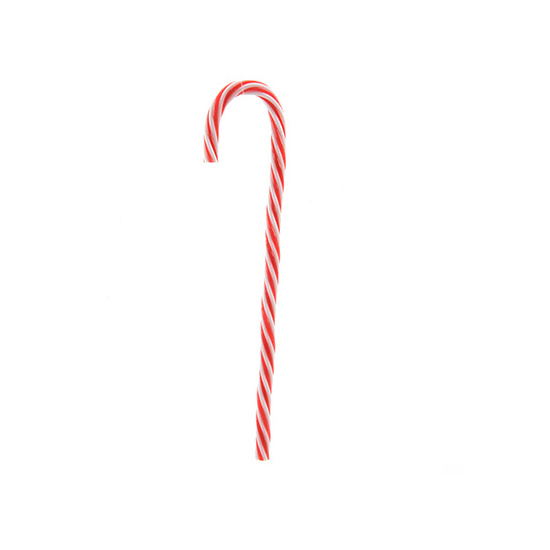 Zuckerstange aus Plastik Rot Wei&szlig; 30cm Weihnachtsdekoration Advent