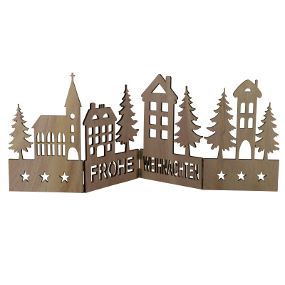 Weihnachtsdorf 60x21cm  Weihnachtsdeko