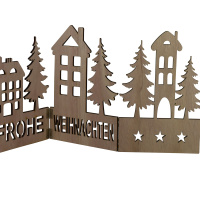 Weihnachtsdorf 60x21cm  Weihnachtsdeko