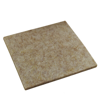 10er Set Untersetzer aus Filz in beige 10x10cm Filzuntersetzer