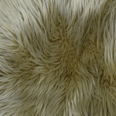 Kunstfell aus Acryl in caramel 34x34cm Teppich Dekoration