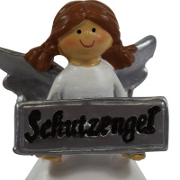 CHICCIE Schutzengel Polyresin 5x7x11cm - Engel Dekoration Geschenk