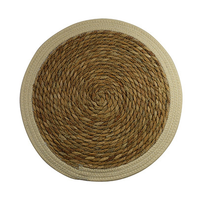 Platzset aus Seegras Baumwolle 38x38cm Unterlage Tisch