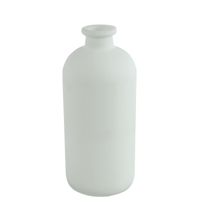 Vase Milchglas Weiß Glas 787627