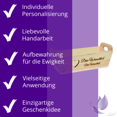 CHICCIE Geschenkkorb mit Henkeln Personalisierbar...