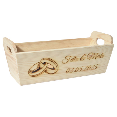 CHICCIE Geschenkkorb mit Henkeln Personalisierbar...