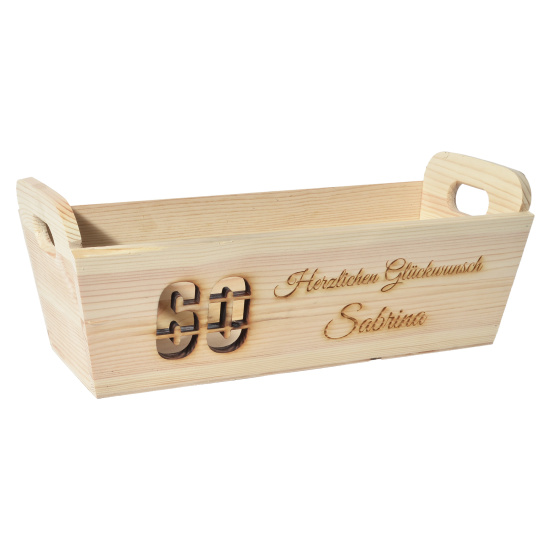 CHICCIE Geschenkkorb mit Henkeln Personalisierbar...