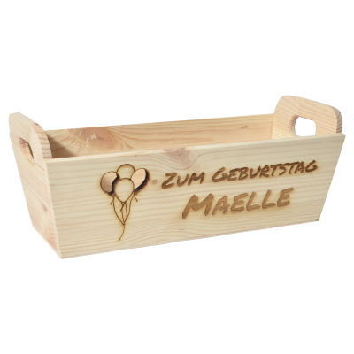 CHICCIE Geschenkkorb mit Henkeln Personalisierbar...