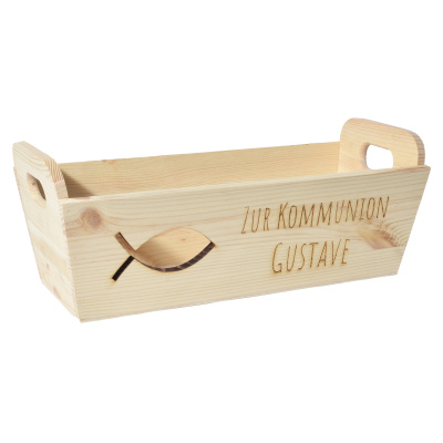 CHICCIE Geschenkkorb mit Henkeln Personalisierbar...