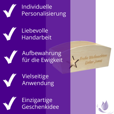 CHICCIE Geschenkkorb Personalisierbar Stern Wunschtext...