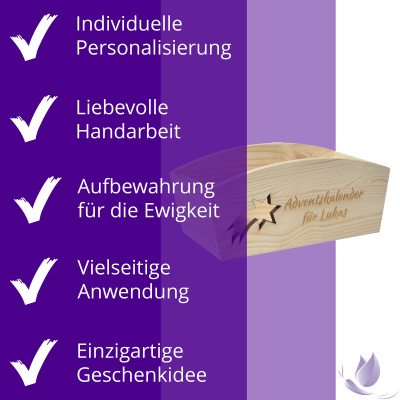 CHICCIE Geschenkkorb Personalisierbar Sternschnuppe...