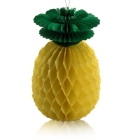 3 Set Papierwaben Girlande Ananas 21 cm Tropische Party Deko Karibik