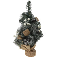 K&uuml;nstlicher Mini Weihnachtsbaum verschneit 40cm Tannenbaum Christbaum