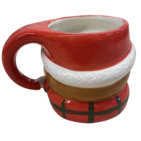 Weihnachtstasse 10cm Weihnachtsbecher Gl&uuml;hweintassen Tasse