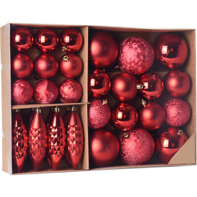 Weihnachtskugel Set Vers. Farben Christbaumkugel